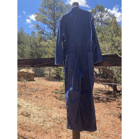 BIGMAC Denim Jumpsuit Coverall 70s Vintage Men's Work Wear - Picture 5 of 11